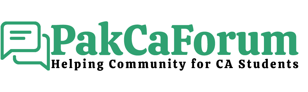 PakCaForum - Helping Community for CA Students